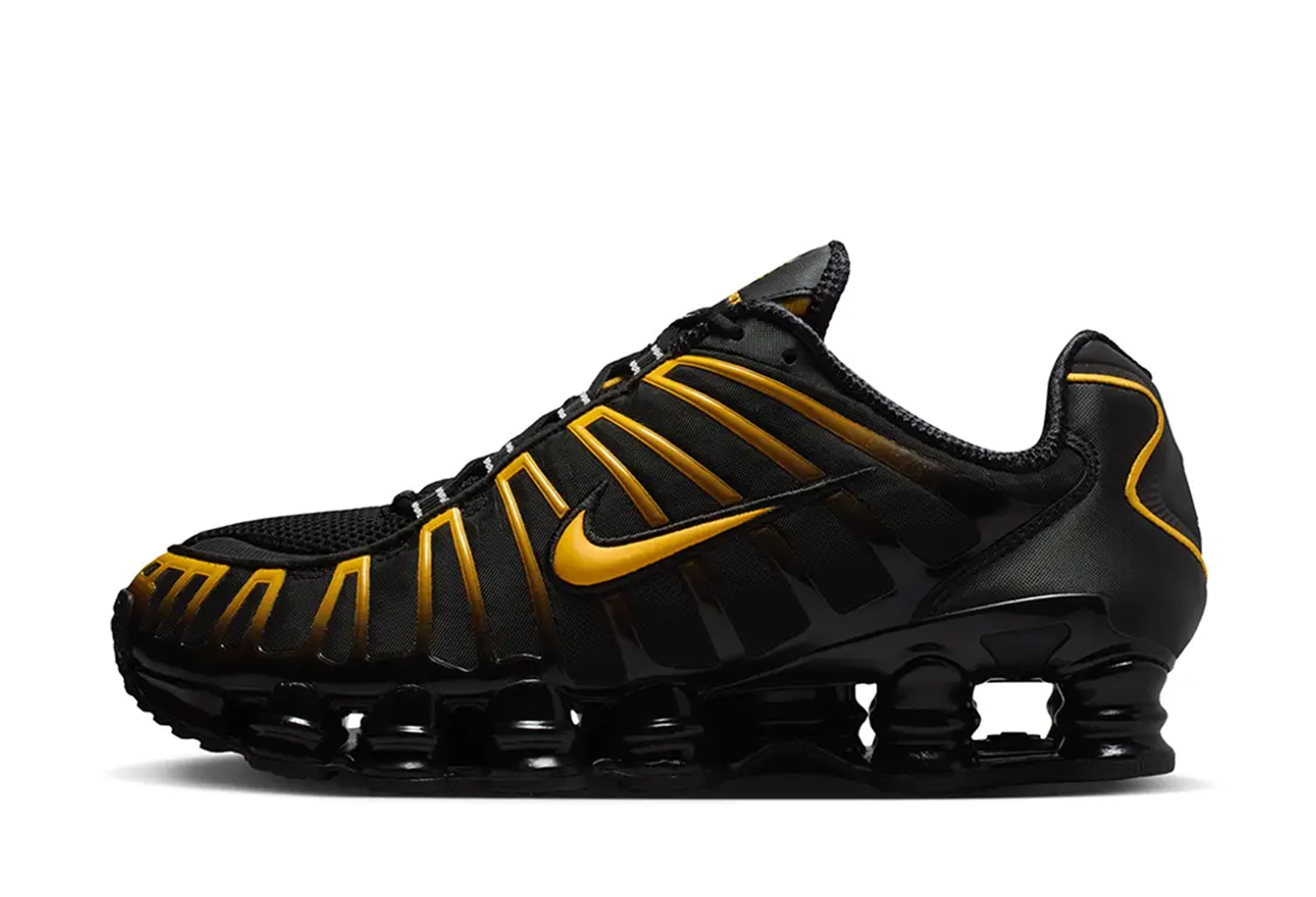 Nike Shox TL 'Black University Gold' (2025) BLACK sneaker – authenticated on KLEKT