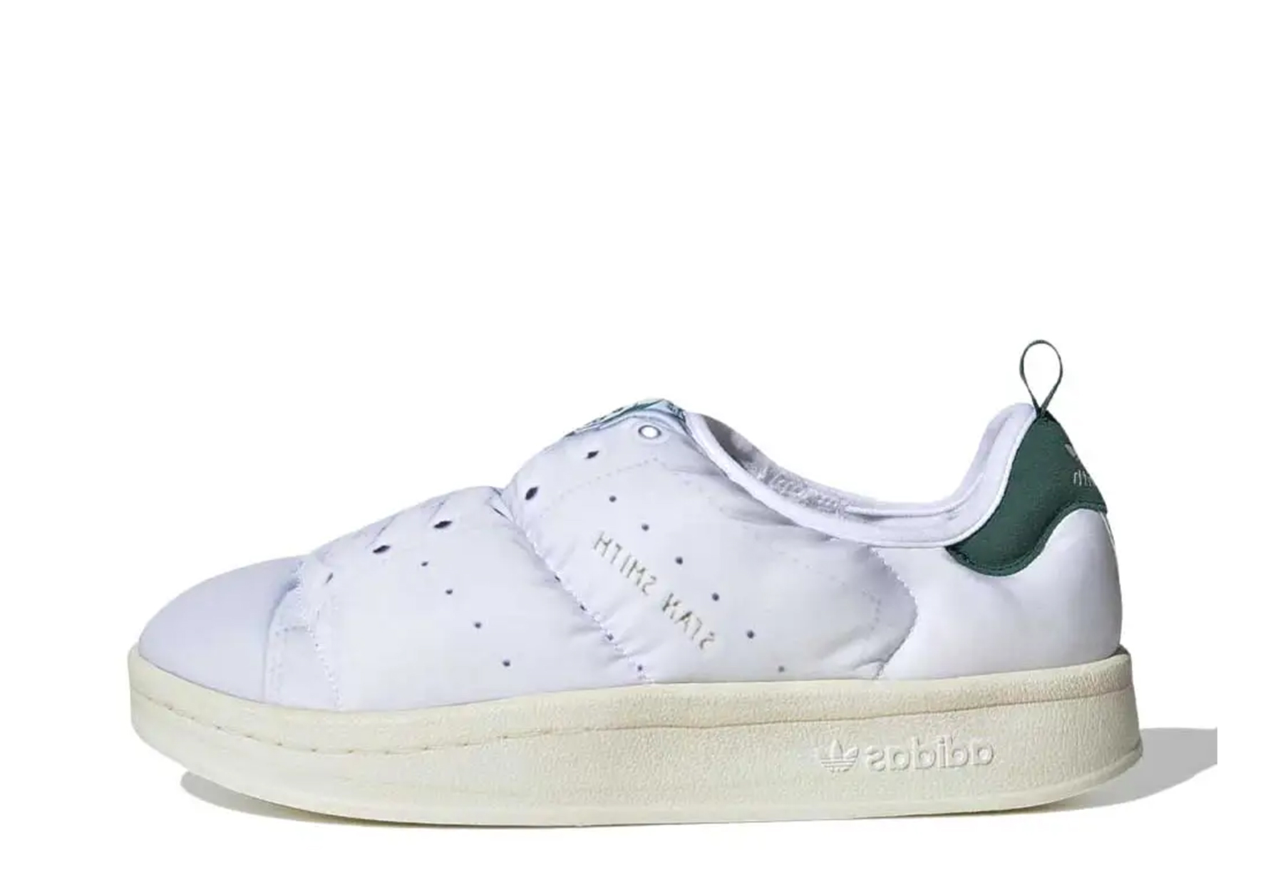 Adidas Puffylette Fake Printed Stan Smith (2023) WHITE/GREEN sneaker – authenticated on KLEKT