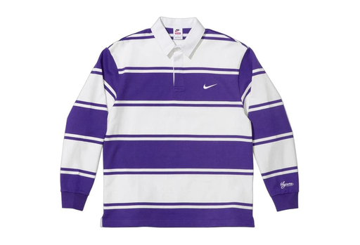 A*C様 Supreme x Nike Stripe Rugby Supreme x Nike Stripe Rugby 'Purple' (SS25) | Supreme | KLEKT