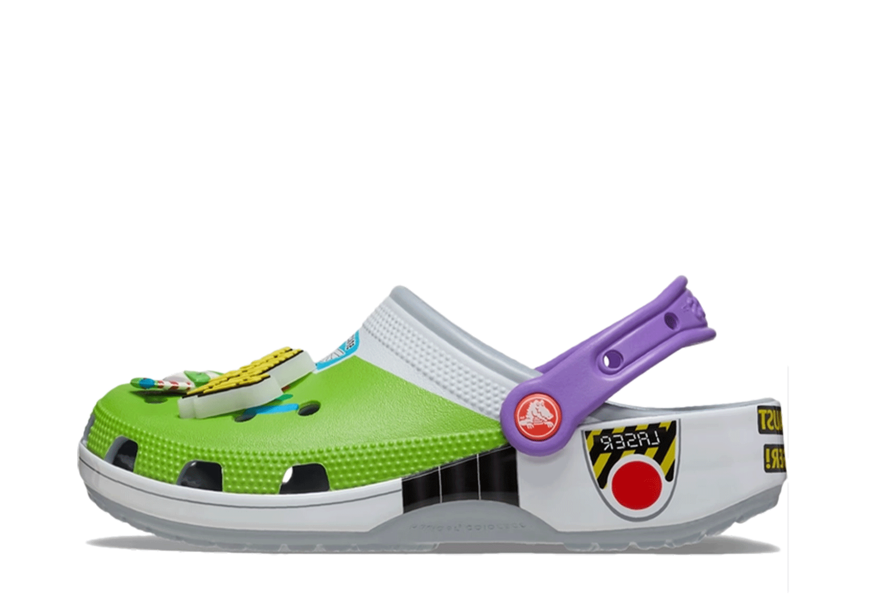 Crocs x Toy Story Classic Clog 'Buzz Lightyear' (2026) Blue Grey/Green/Purple/Black sneaker – authenticated on KLEKT