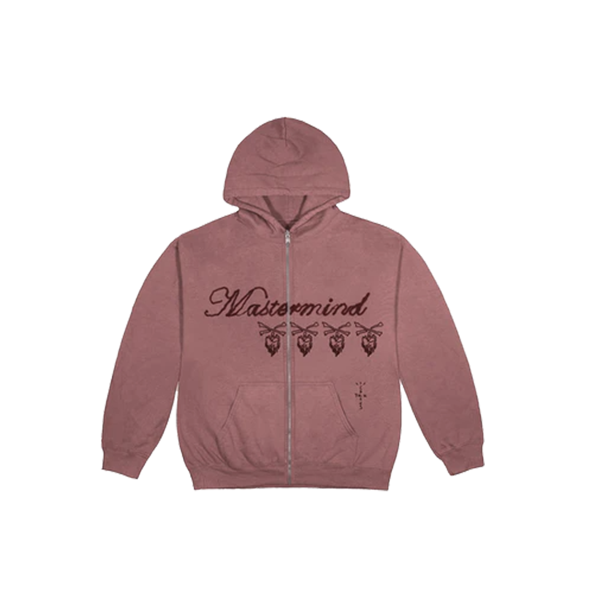 Travis Scott Cactus Jack For Mastermind Skull Zip Up Hoodie Washed Red (SS21) WASHED RED sneaker – authenticated on KLEKT
