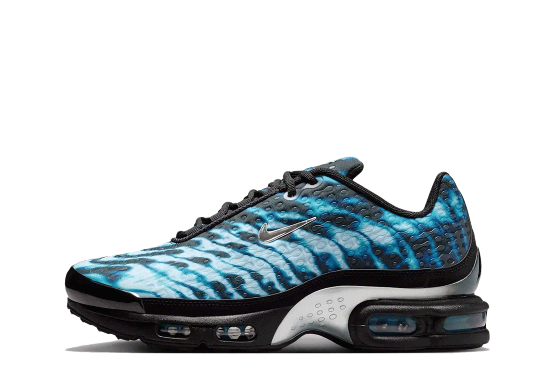 Nike Air Max Plus VII 'Scorpion' (2026) Black/Chrome/Gamma Blue sneaker – authenticated on KLEKT