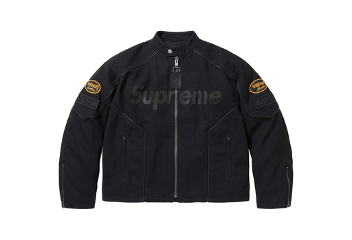 Supreme x Vanson Leather Cordura Cotton Jacket 'Black' (SS25) – authenticated on KLEKT