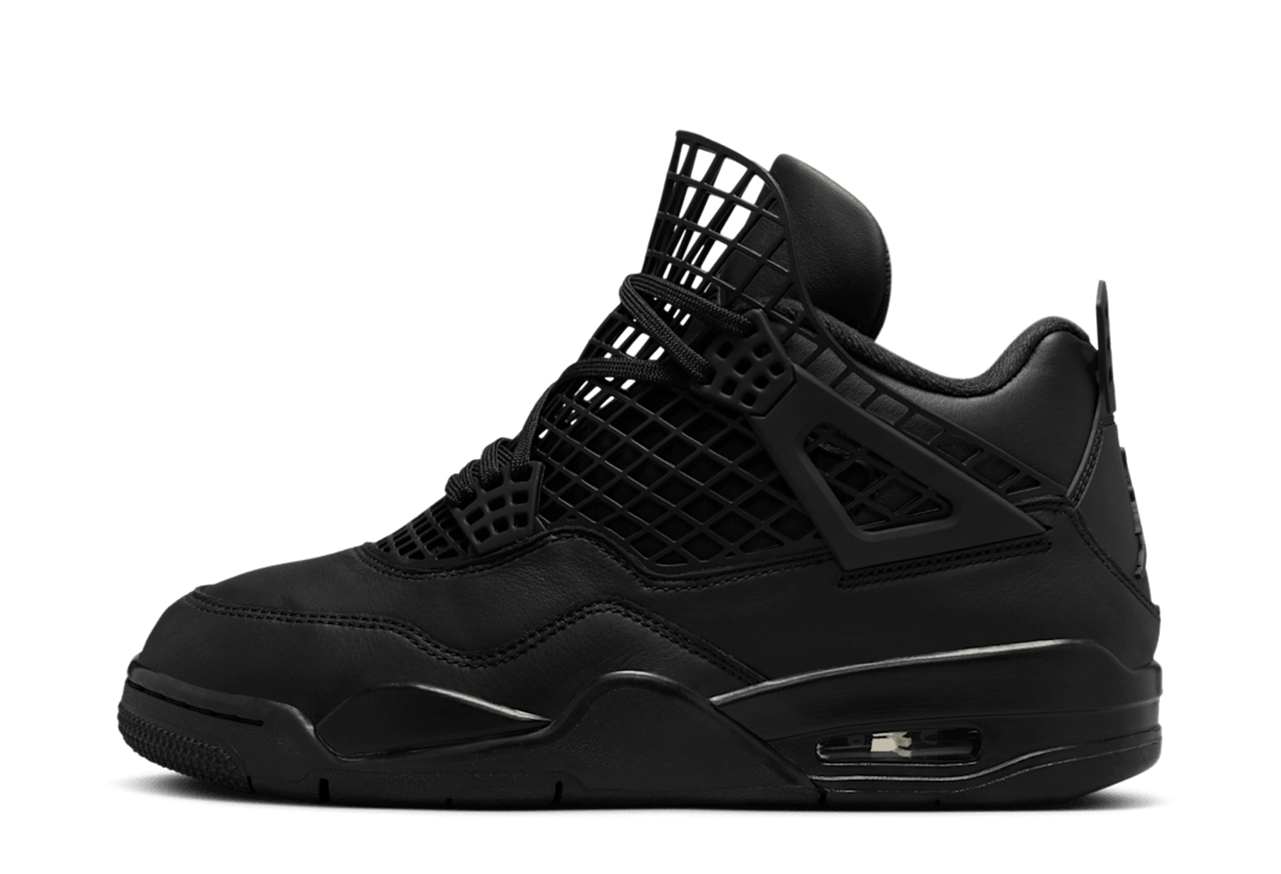 Air Jordan 4 NET WMNS 'Black' (2025) BLACK sneaker – authenticated on KLEKT