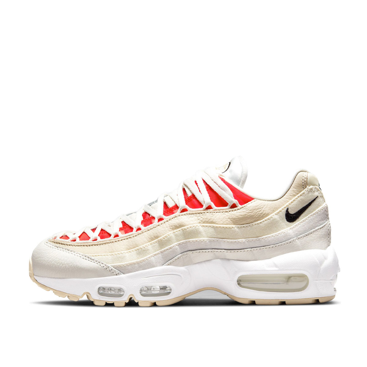 Nike WMNS Air Max 95 Double Lace Sail (2021) SAIL/BLACK-CHILE RED-COCONUT MILK sneaker – authenticated on KLEKT