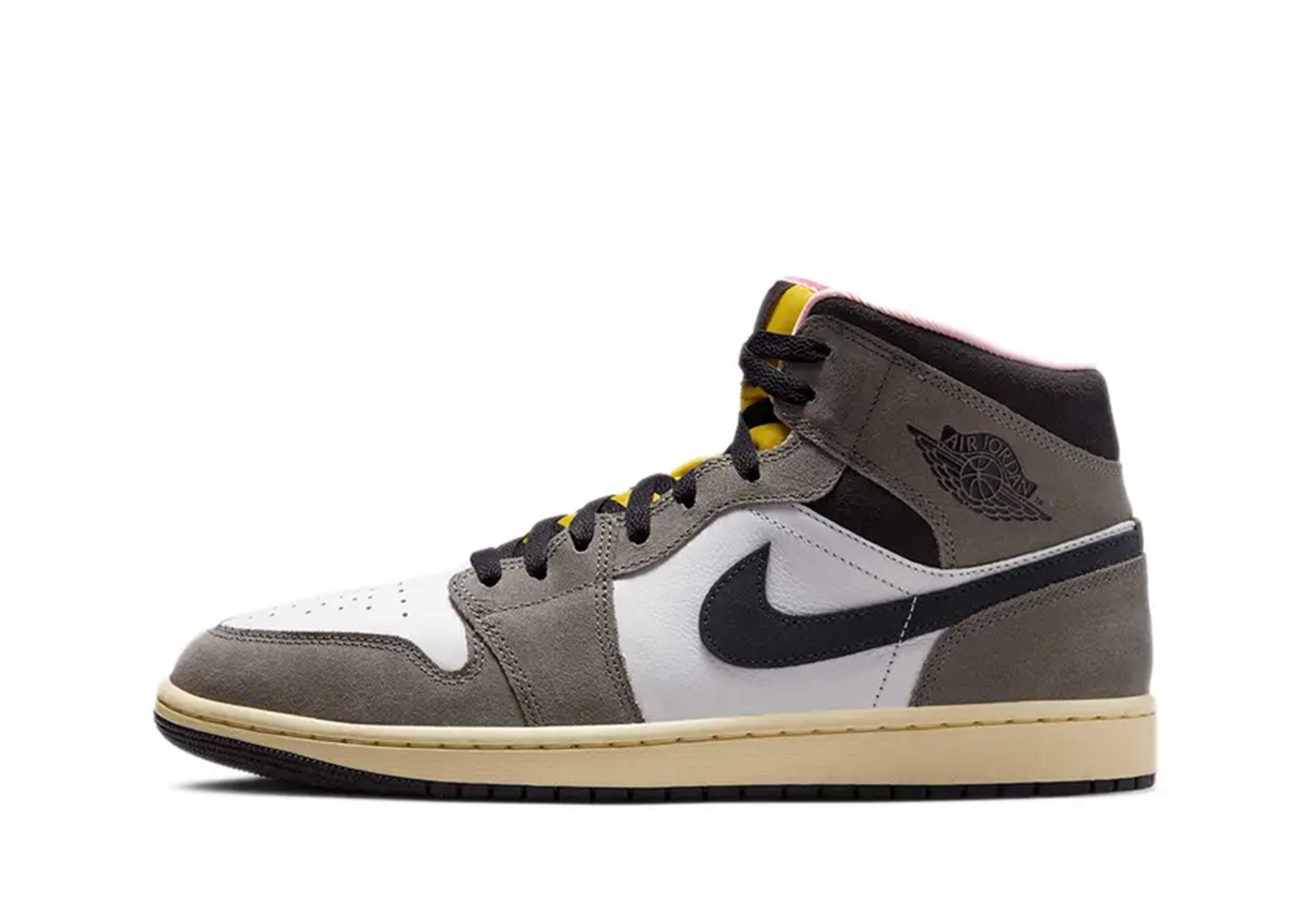 Air Jordan 1 Mid 'Cave Stone' (2025) GREEN sneaker – authenticated on KLEKT