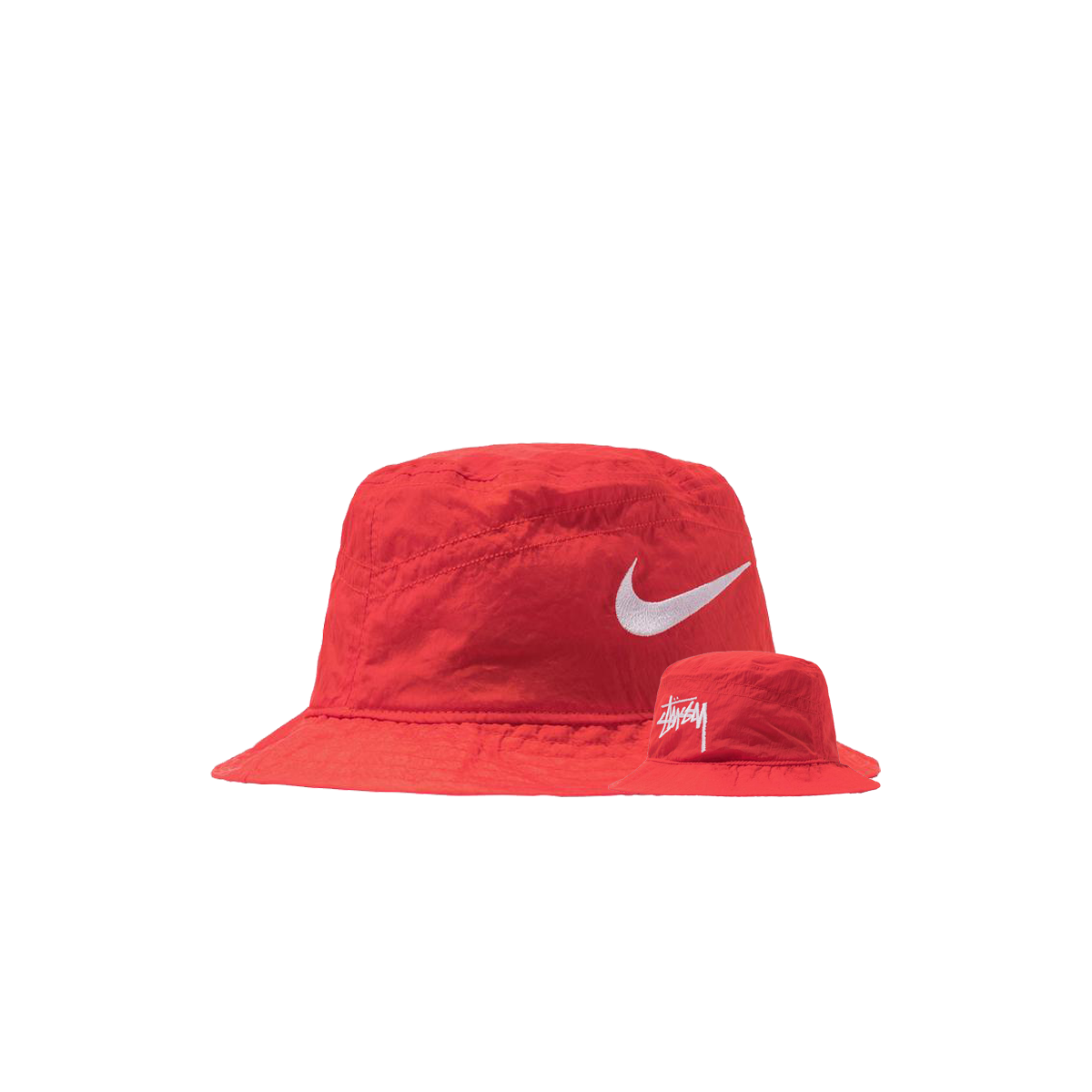 Stussy x Nike Bucket Hat Habanero Red XS/S (SS20) sneaker – authenticated on KLEKT