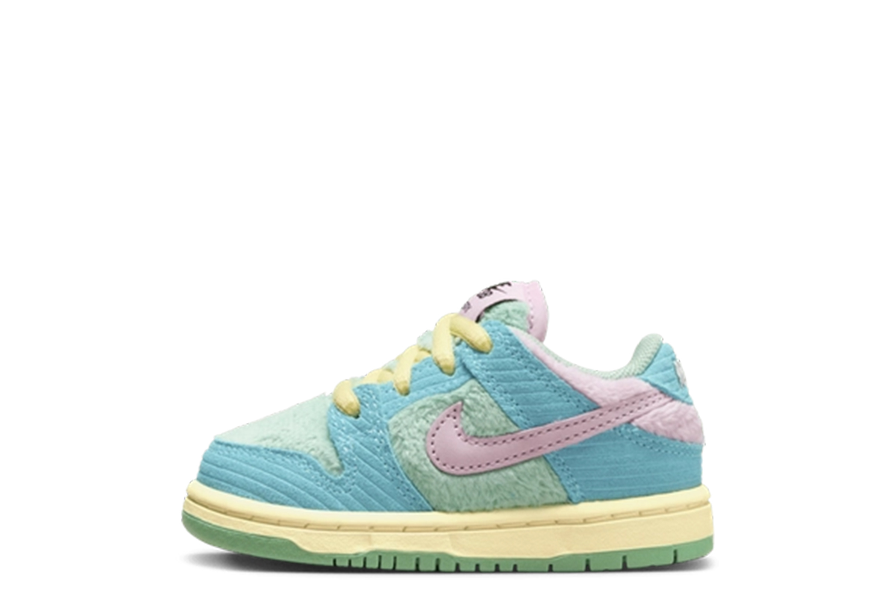 Nike SB x VERDY Dunk Low TD 'Visty' (2024) Blue Gaze/Light Arctic Pink/Bicycle Yellow sneaker – authenticated on KLEKT