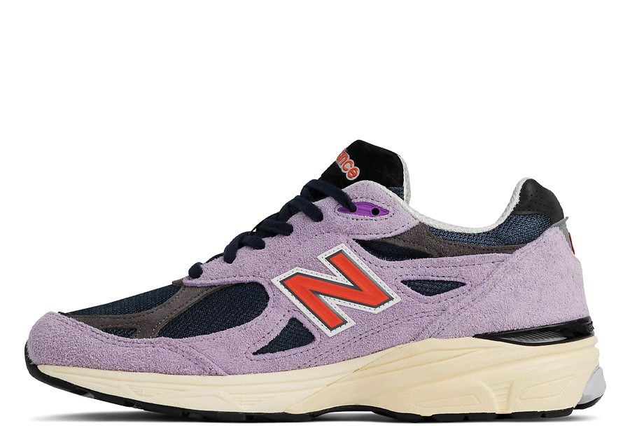 New Balance x Teddy Santis 990v3 Purple Orange (2022) Purple/Orange sneaker – authenticated on KLEKT