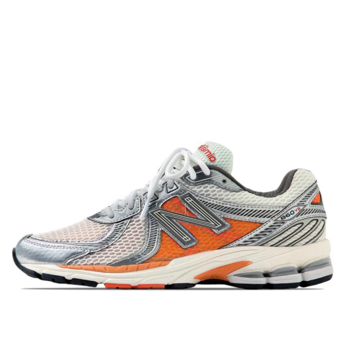 New Balance x Aime Leon Dore 860v2 'White Orange' sneaker – authenticated on KLEKT