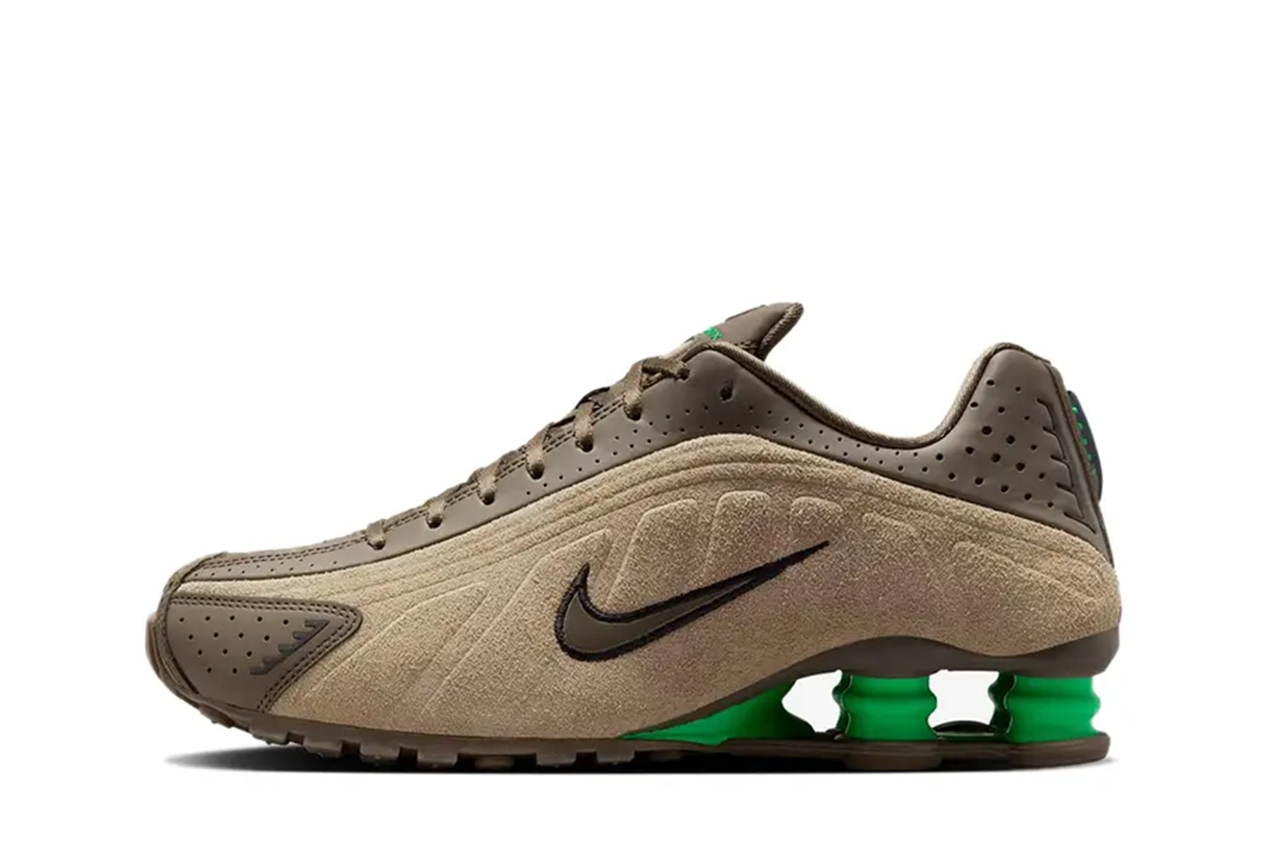 Nike Shox R4 'Olive Khaki' (2025) BROWN sneaker – authenticated on KLEKT