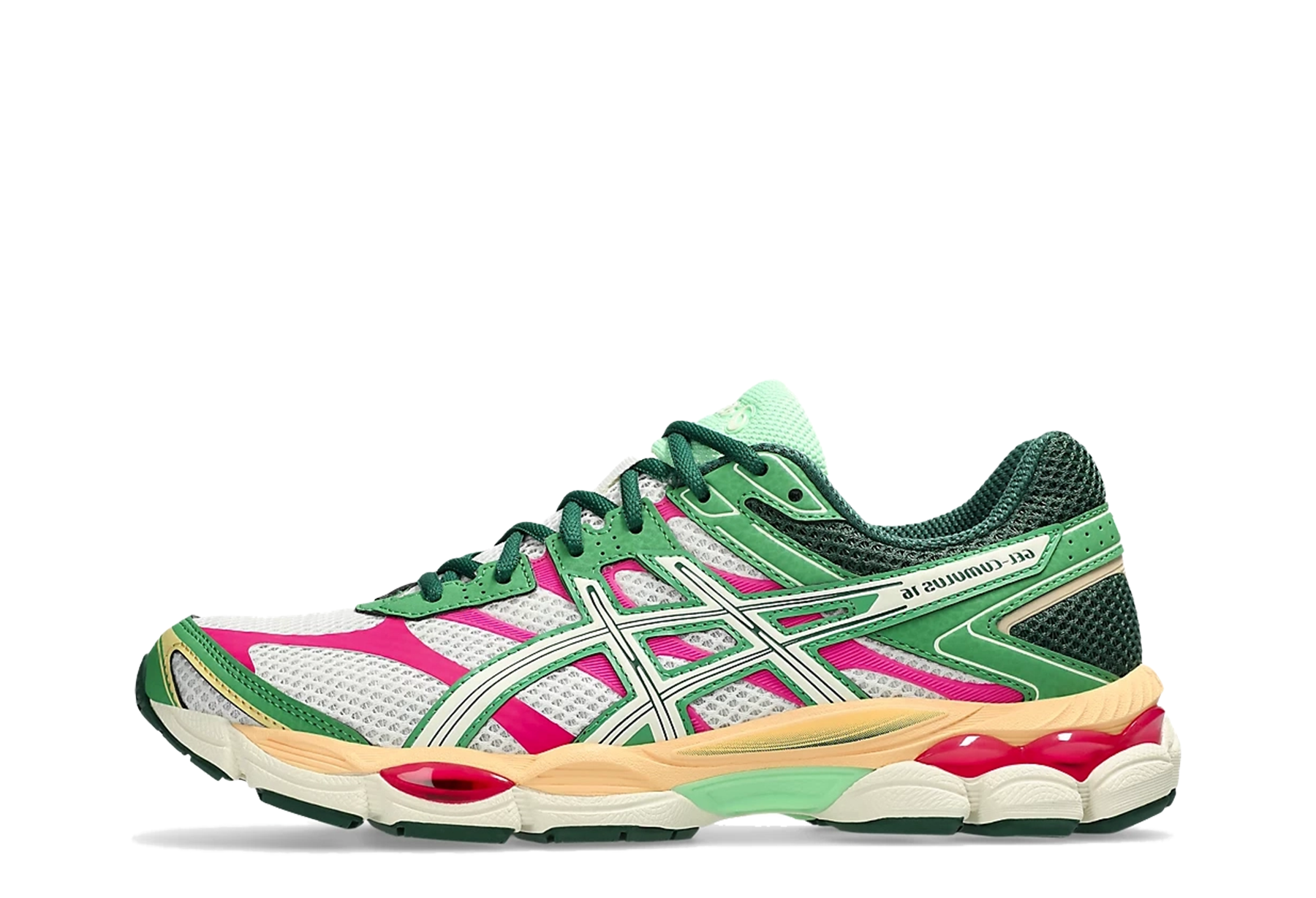 Asics GEL-CUMULUS 16 'Green & Cream' (2025) GREEN/CREAM sneaker – authenticated on KLEKT