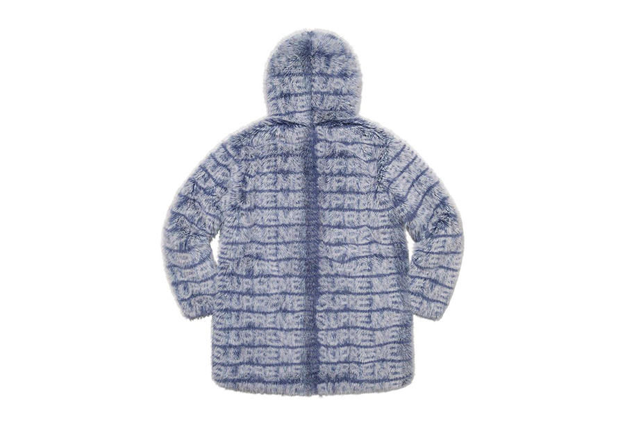 Supreme Faux Fur Hooded Coat Purple (SS22) BLUE sneaker – authenticated on KLEKT