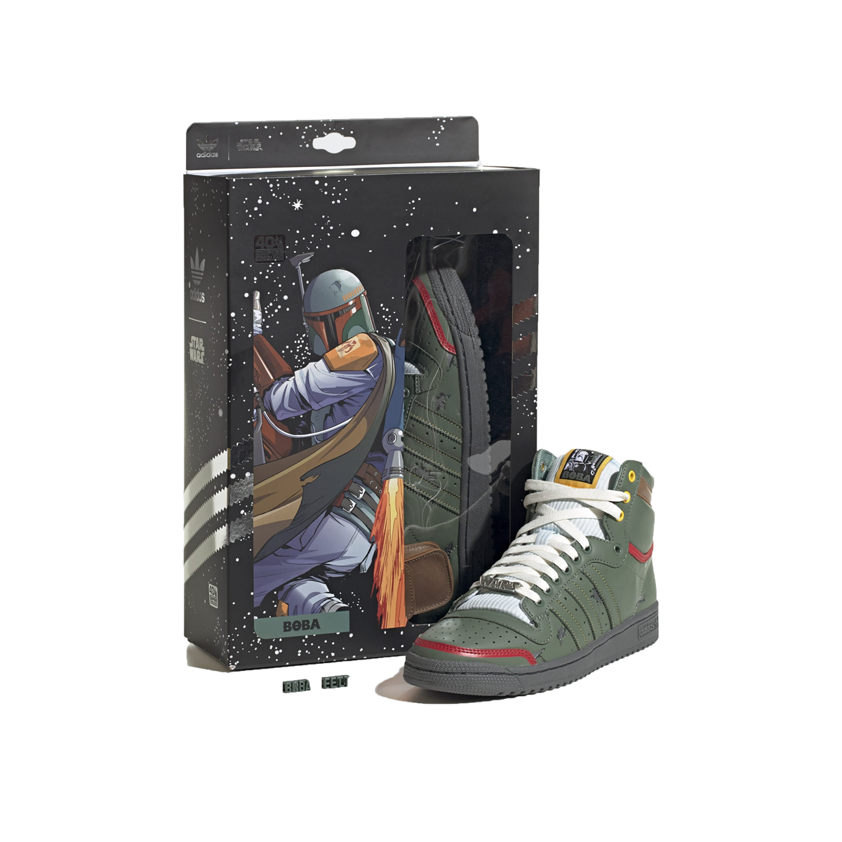 Adidas x Star Wars Top Ten Hi Boba Fett (2020) sneaker – authenticated on KLEKT