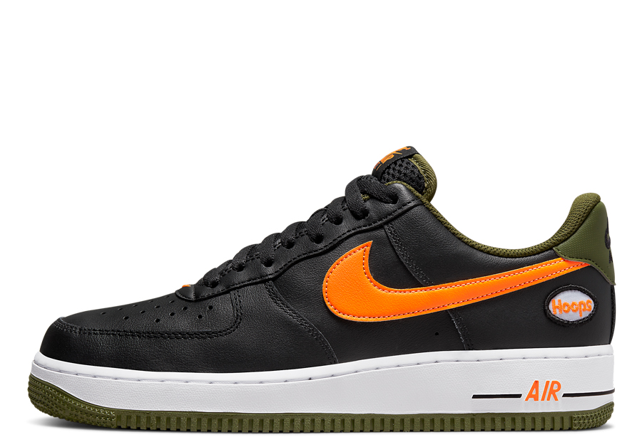 Nike Air Force 1 Low Hoops Black University Gold BLACK UNIVERSITY GOLD sneaker – authenticated on KLEKT