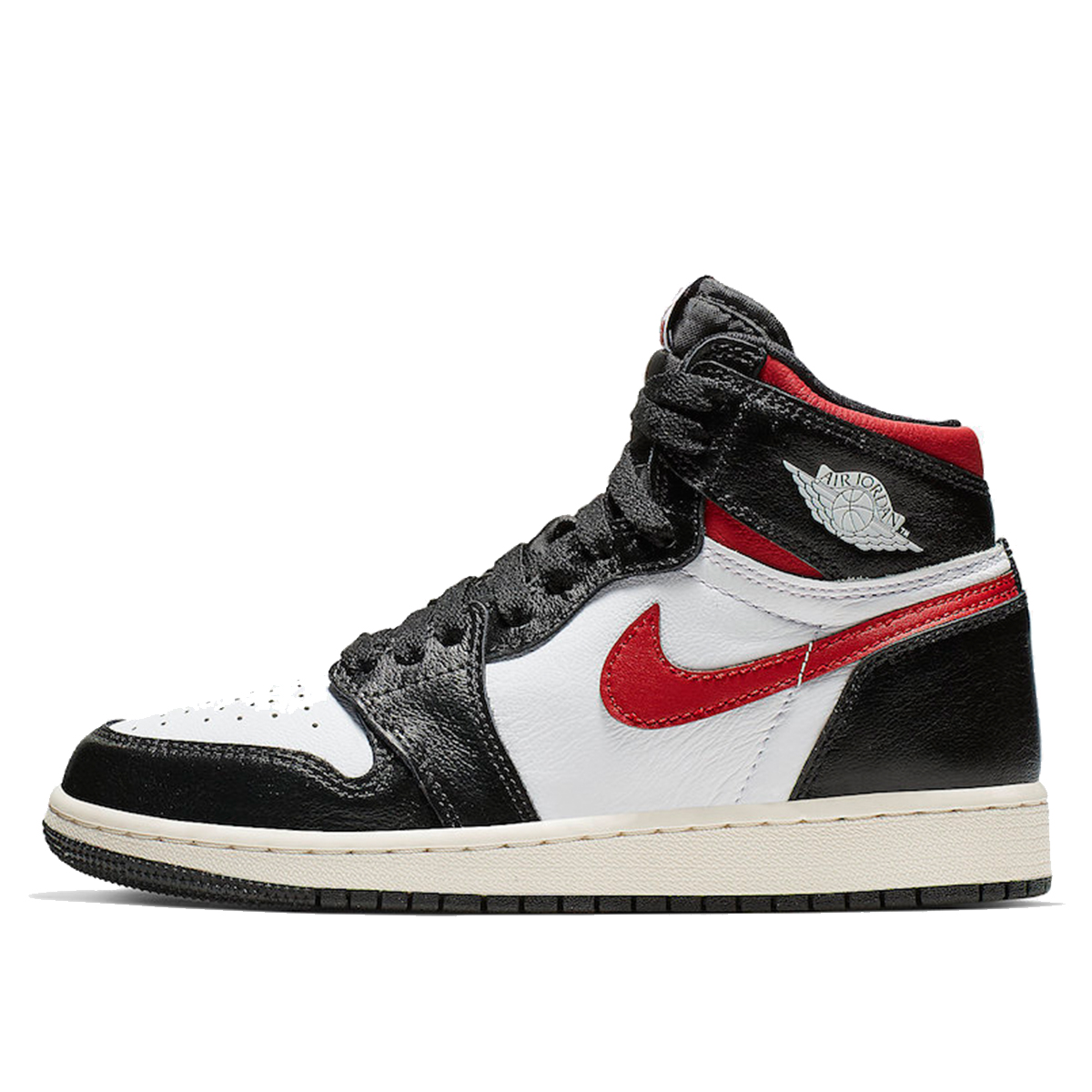 Air Jordan 1 Retro High Black Gym Red (GS) (2019) BLACK/GYM RED WHITE SAIL sneaker – authenticated on KLEKT