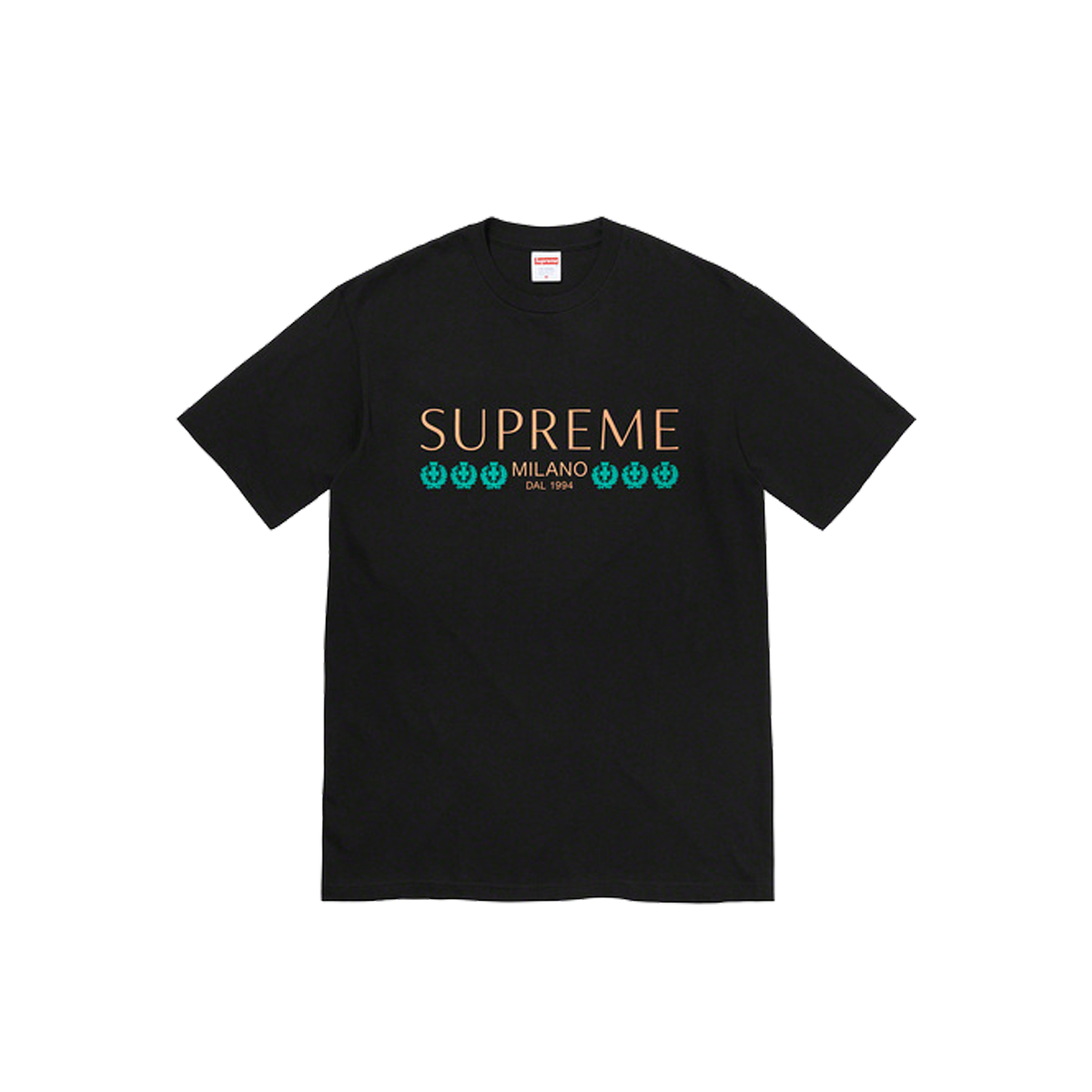 Supreme Milano Tee Black (SS21) BLACK sneaker – authenticated on KLEKT