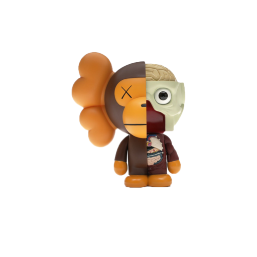 Kaws Bape Dissected Milo Vinyl Figure Brown (2011)