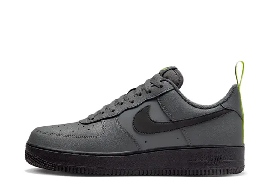 Nike Air Force 1 Low Grey Black Volt (2022) GREY/BLACK/VOLT sneaker – authenticated on KLEKT