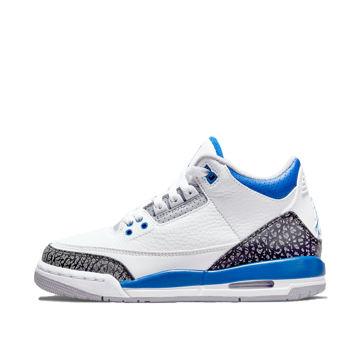 Air Jordan 3 Retro Racer Blue (GS) (2021) WHITE/BLACK/CEMENT GREY/RACER BLUE sneaker – authenticated on KLEKT
