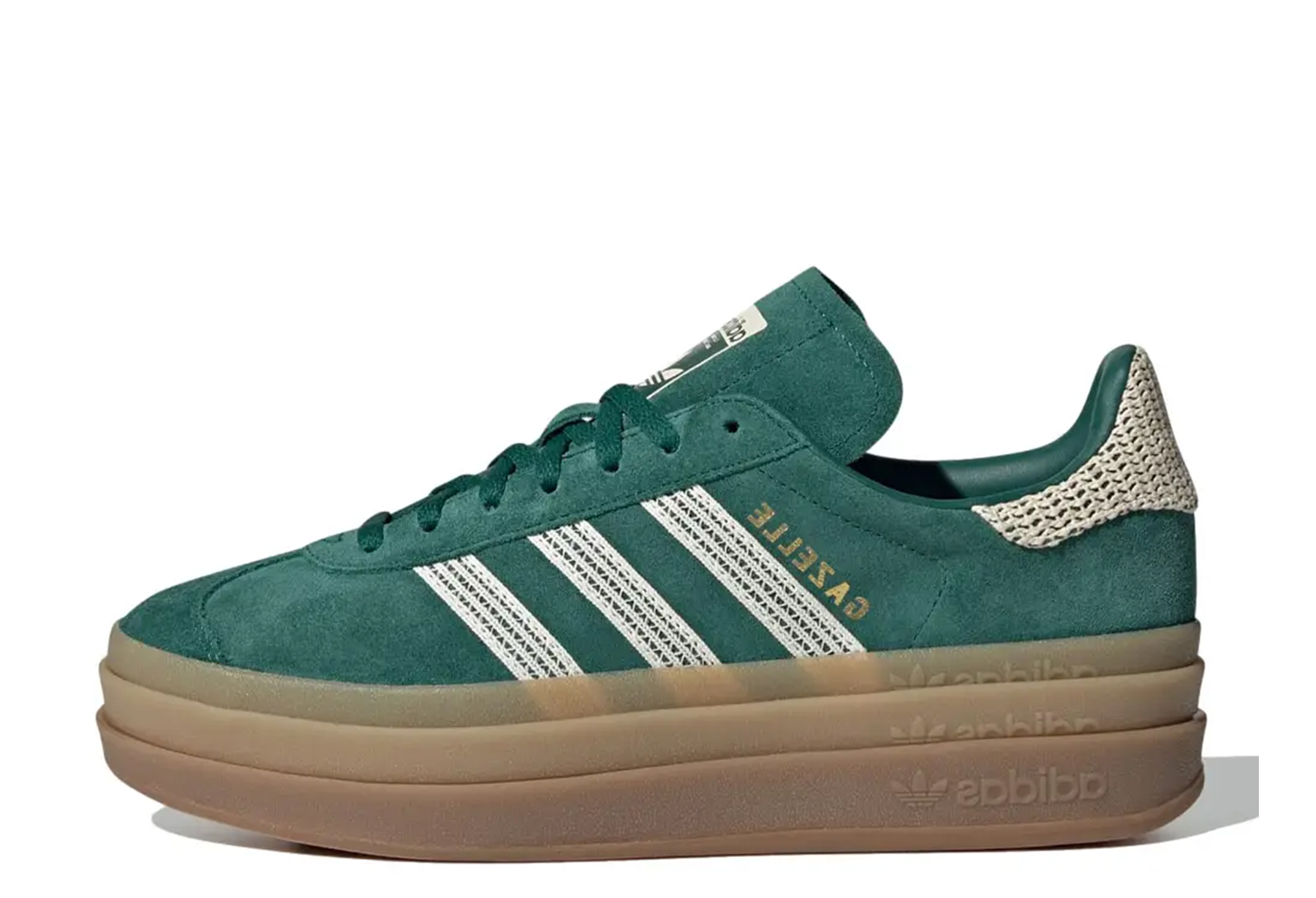 Adidas Gazelle Bold WMNS 'Collegiate Green Crochet' (2025) GREEN sneaker – authenticated on KLEKT