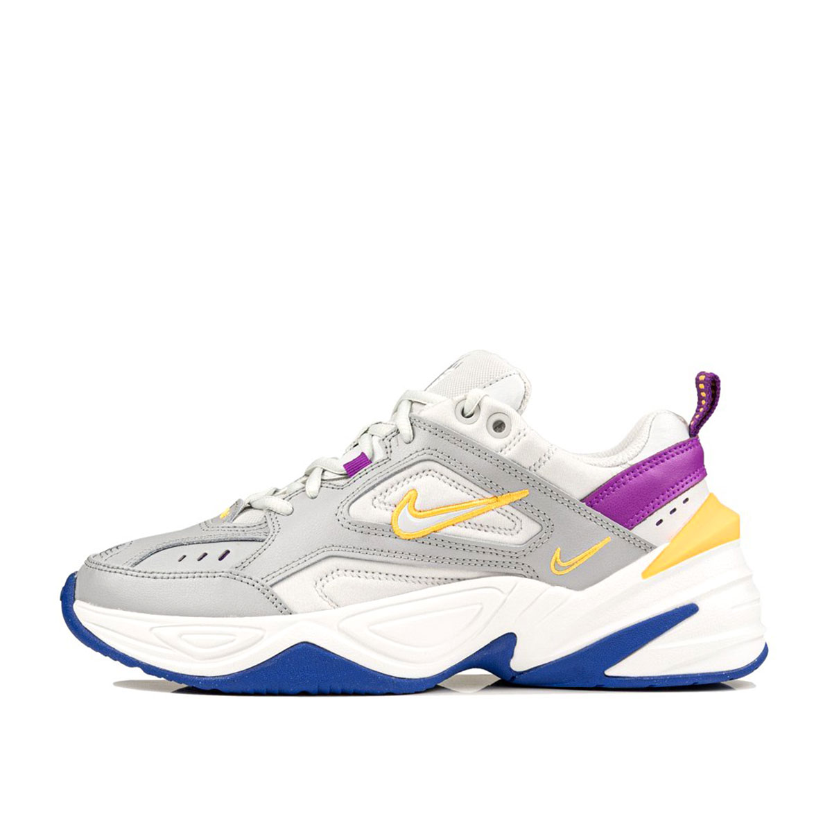 Nike WMNS M2K Tekno Grey Photon Dust (2020) Light Smoke Grey/Vivid Purple/Laser Orange/Photon Dust sneaker – authenticated on KLEKT