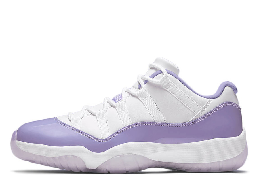 Air Jordan 11 Low WMNS Pure Violet (2022) white/violet sneaker – authenticated on KLEKT