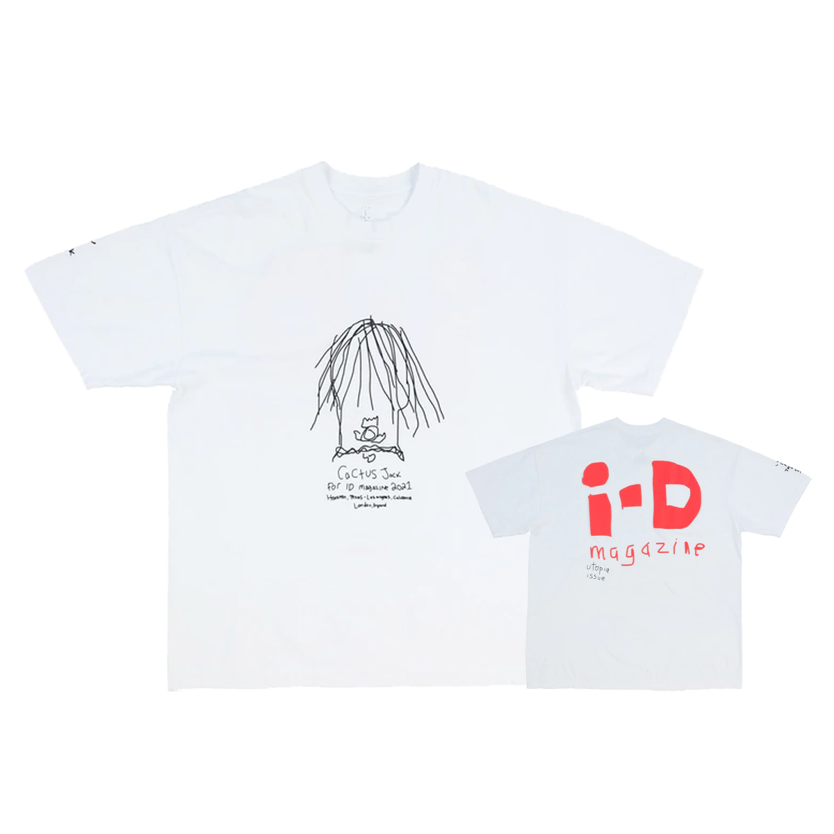 Travis Scott The Utopia Issue Tee White (SS21) photo 1