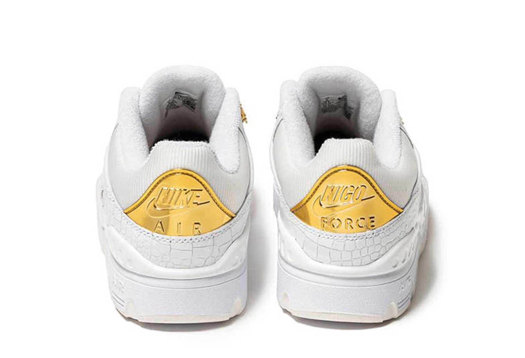 Nike x NIGO Air Force 3 SP 'White' (2025) White/Gold sneaker – authenticated on KLEKT