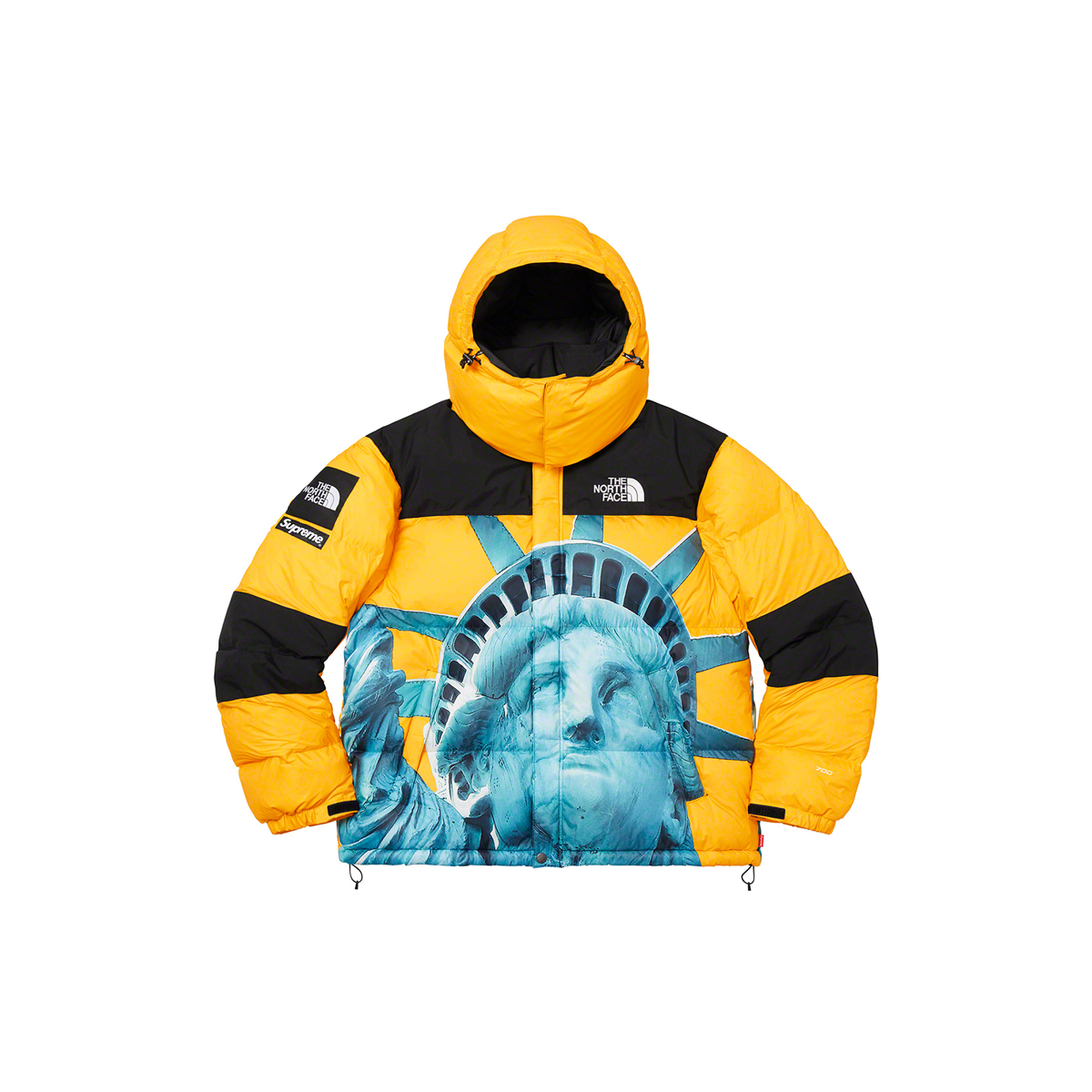 Supreme x The North Face Statue of Liberty TNF Baltoro Jacket Yellow (FW19) sneaker – authenticated on KLEKT