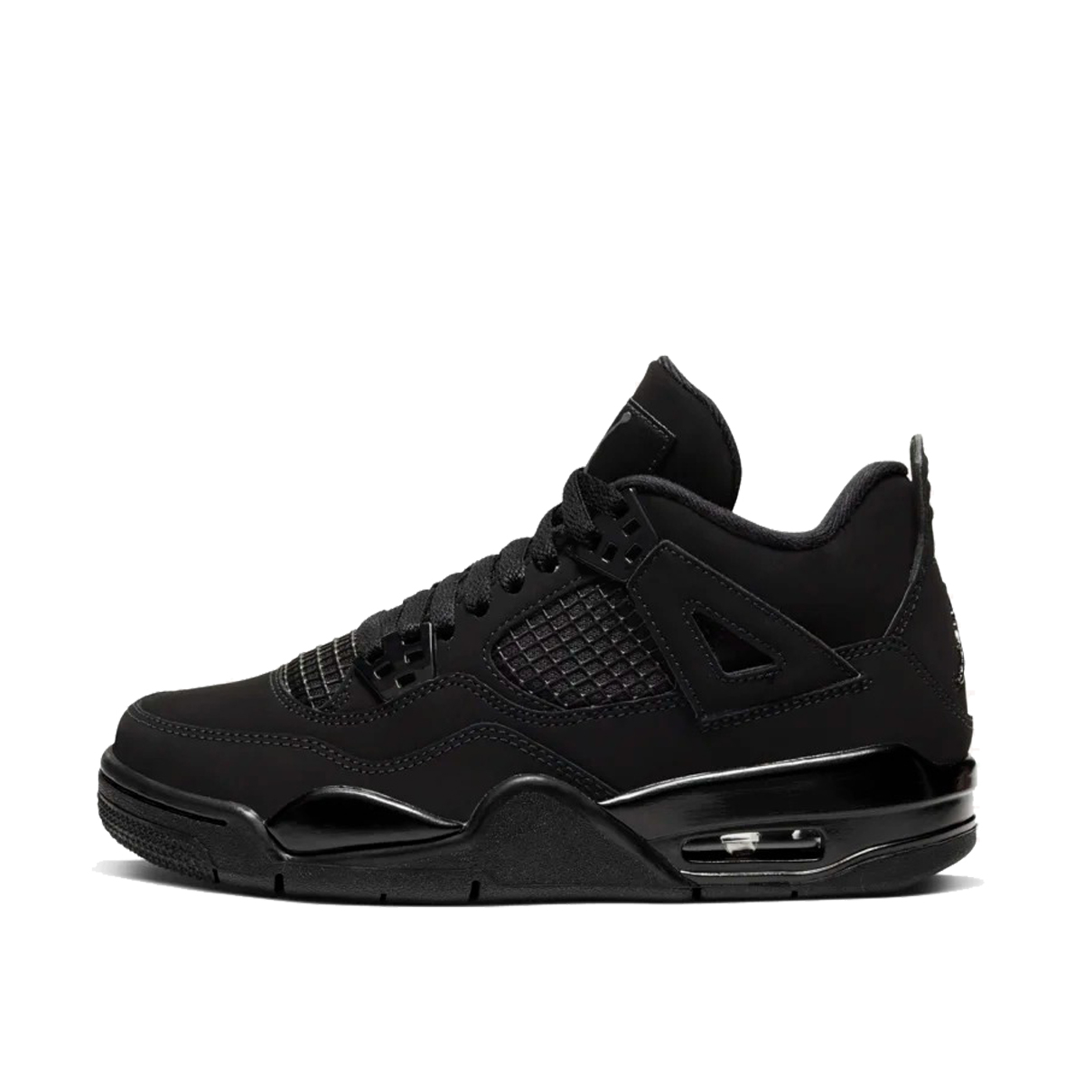 Air Jordan 4 Retro Black Cat GS (2020) BLACK/BLACK/LIGHT GRAPHITE sneaker – authenticated on KLEKT