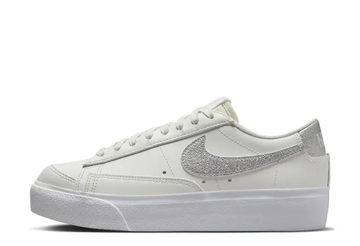 Nike Blazer Low Platform WMNS White Metallic Silver (2022)