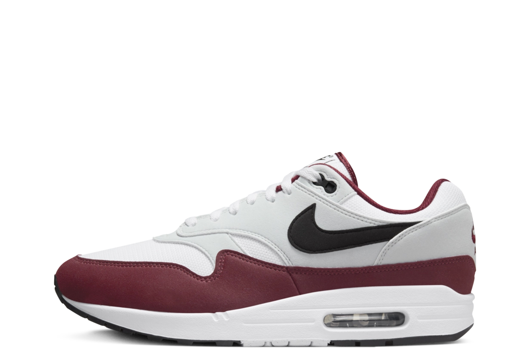 Nike Air Max 1 'Dark Team Red' (2023) White/Black/Dark Team Red/Pure Platinum sneaker – authenticated on KLEKT