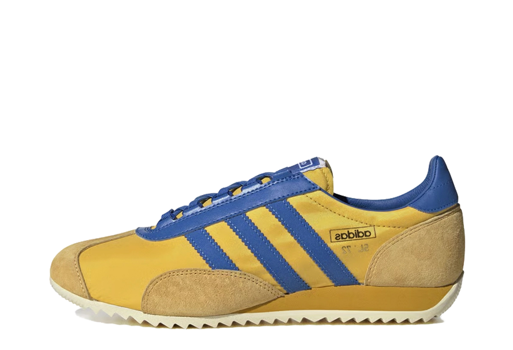 Adidas SL 72 PT 'Bold Gold' (2025) Bold Gold/Blue Royal/Royal Blue sneaker – authenticated on KLEKT