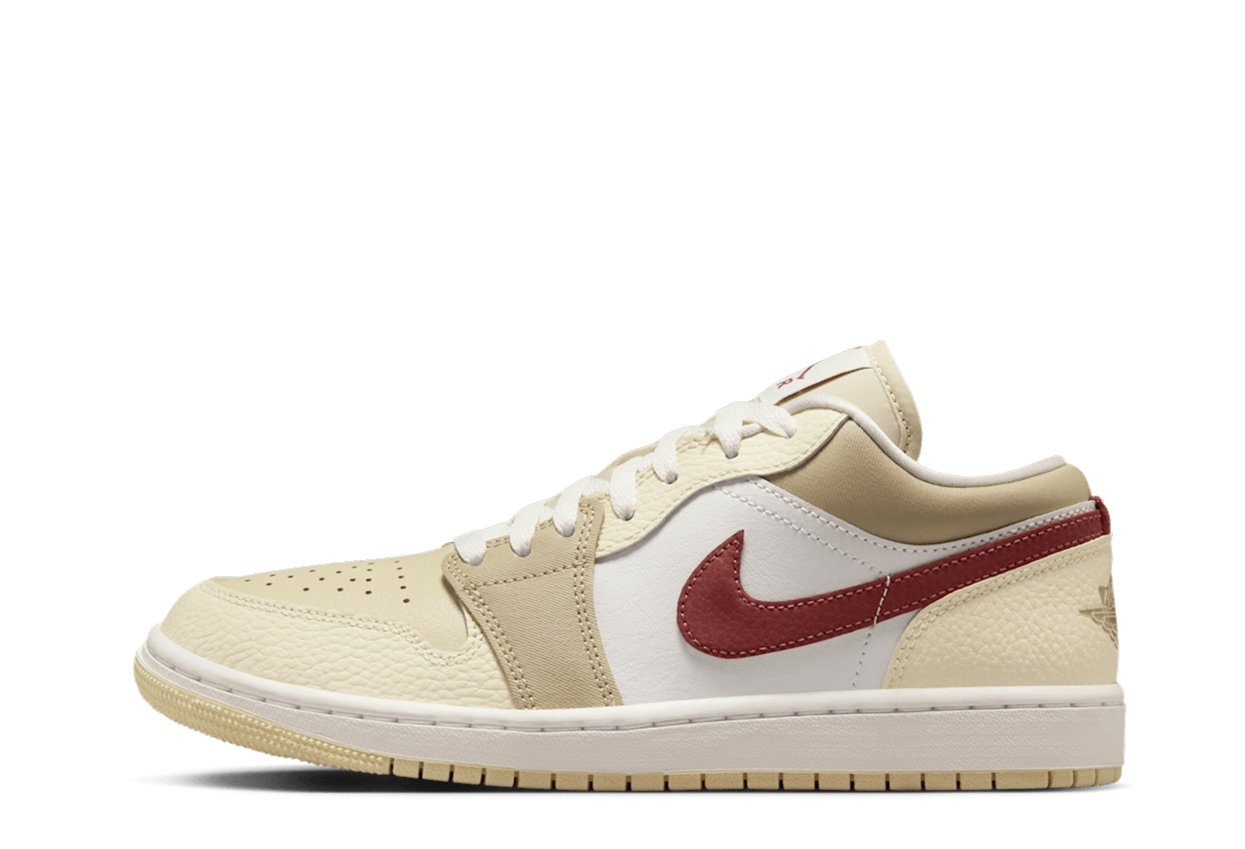 Air Jordan 1 Low 'Summit White' (2025) Summit White/Desert Khaki/Light Khaki/Red Sepia sneaker – authenticated on KLEKT