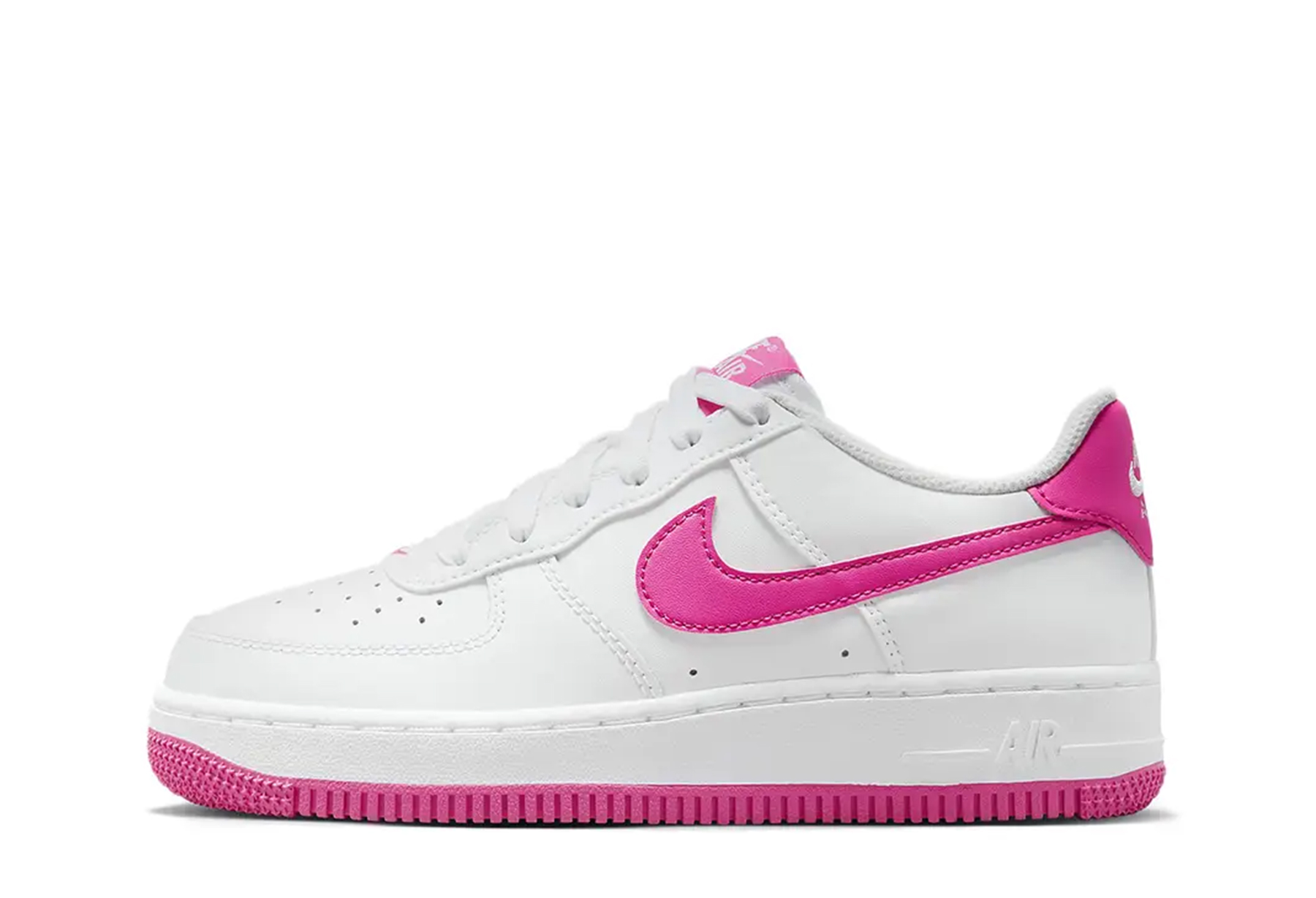 Nike Air Force 1 Low GS 'White Hot Pink' (2023) WHITE/HOT PINK sneaker – authenticated on KLEKT