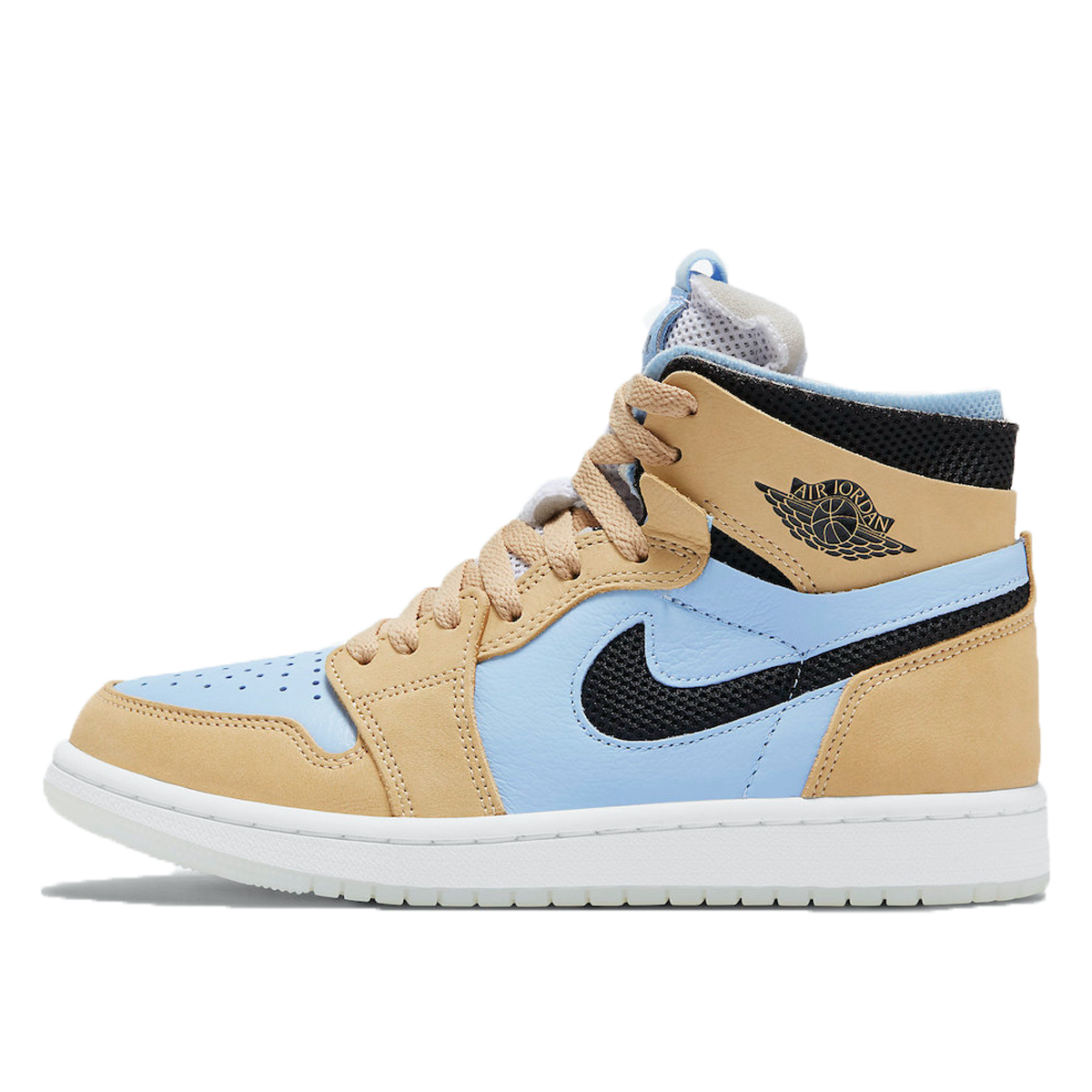 Air Jordan WMNS 1 Zoom CMFT Psychic Blue (2021) PHSCHIC BLUE/BLACK/SESAME/WHITE sneaker – authenticated on KLEKT