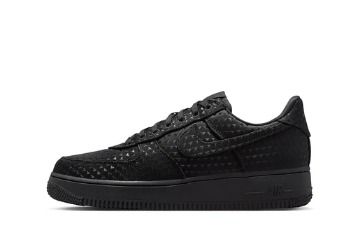 Nike Air Force 1 Low Valentines Day 'Triple Black' (2025) – authenticated on KLEKT