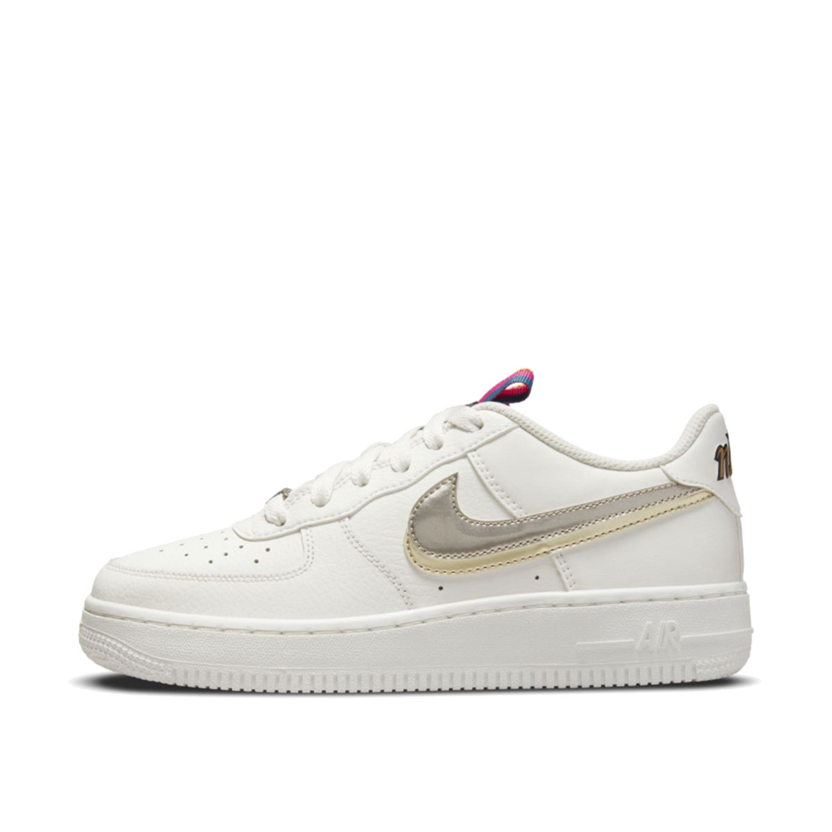 Nike Air Force 1 LV8 Double Swoosh Silver Gold (GS) (2022) sneaker – authenticated on KLEKT