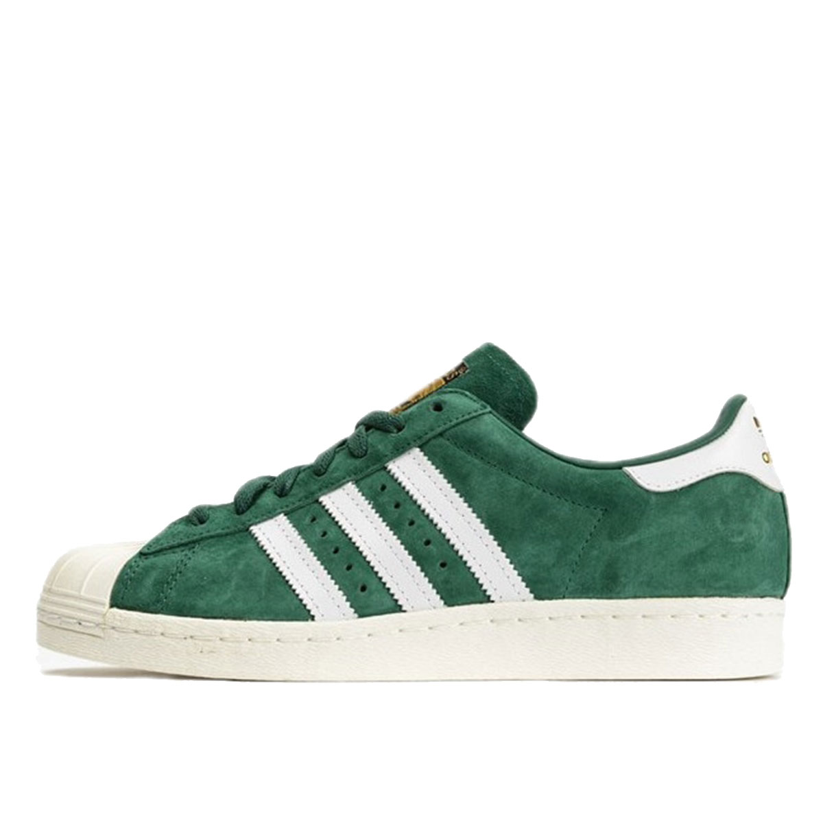 Adidas Superstar 80s Suede Green White sneaker – authenticated on KLEKT