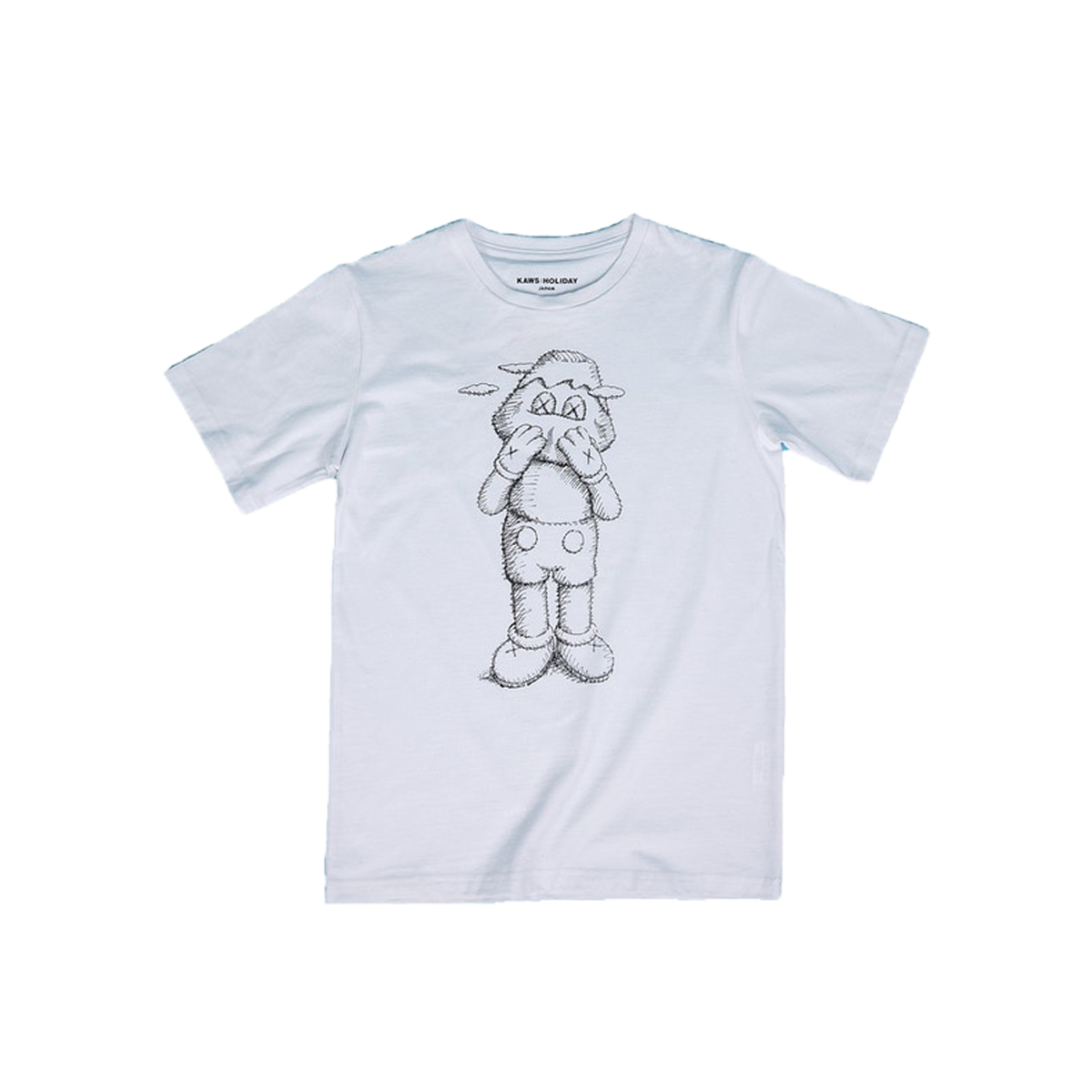 Kaws HOLIDAY JAPAN Sketch T-Shirt White (SS19) | Kaws | KLEKT