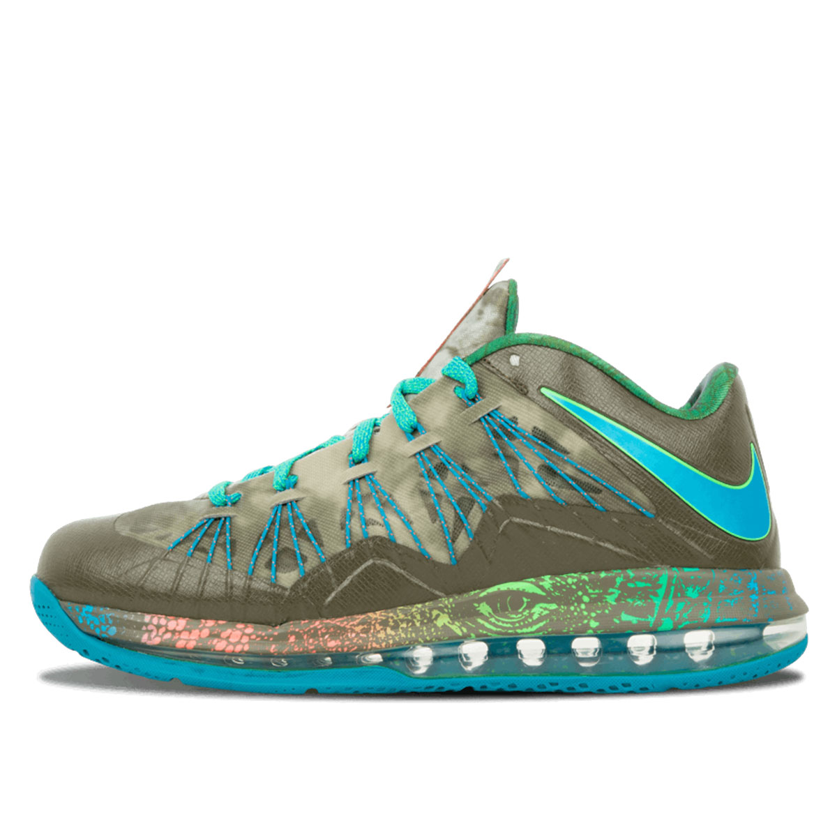 Nike LeBron X Low 'Reptile' sneaker – authenticated on KLEKT