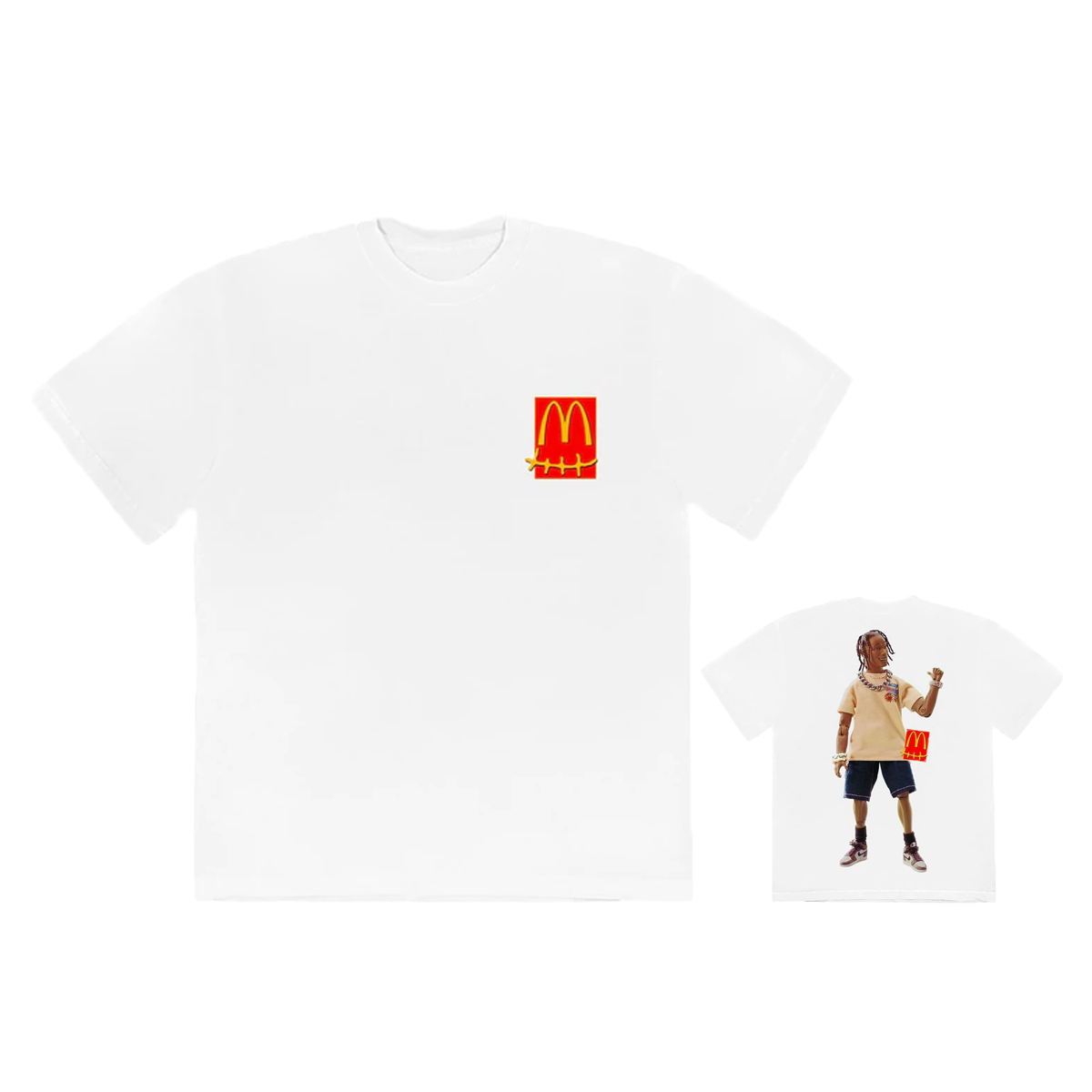 Travis Scott x McDonald's Action Figure Series T-Shirt White (FW20) sneaker – authenticated on KLEKT