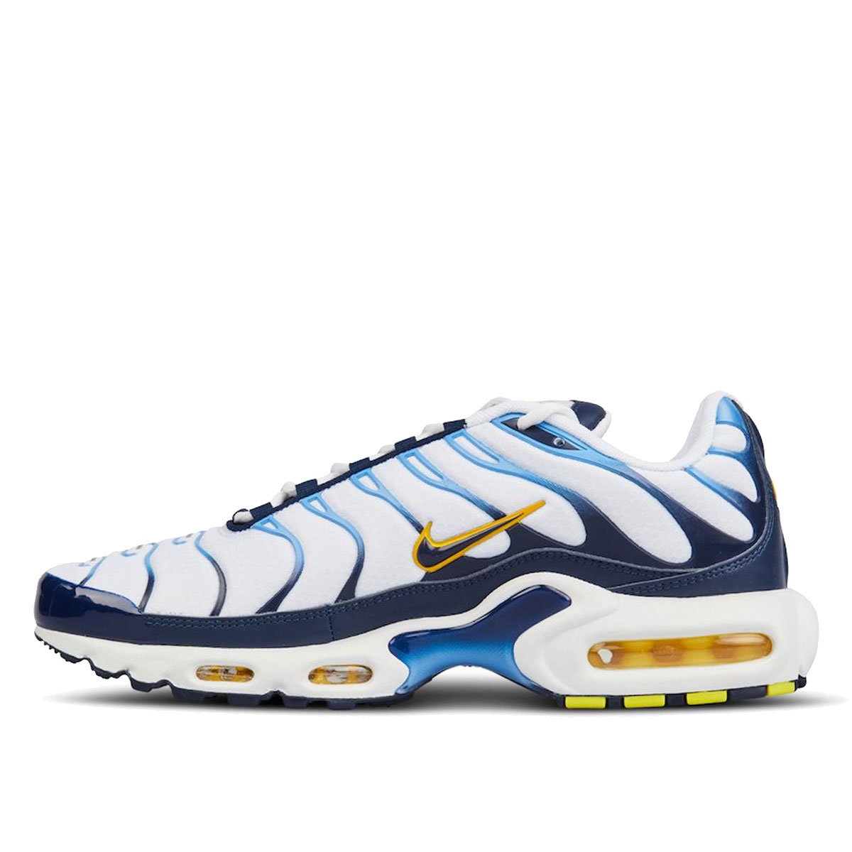 Nike Air Max Plus TN White Navy Gold (2020)  WHITE/BLUE GRADIENT/GOLDEN YELLOW sneaker – authenticated on KLEKT