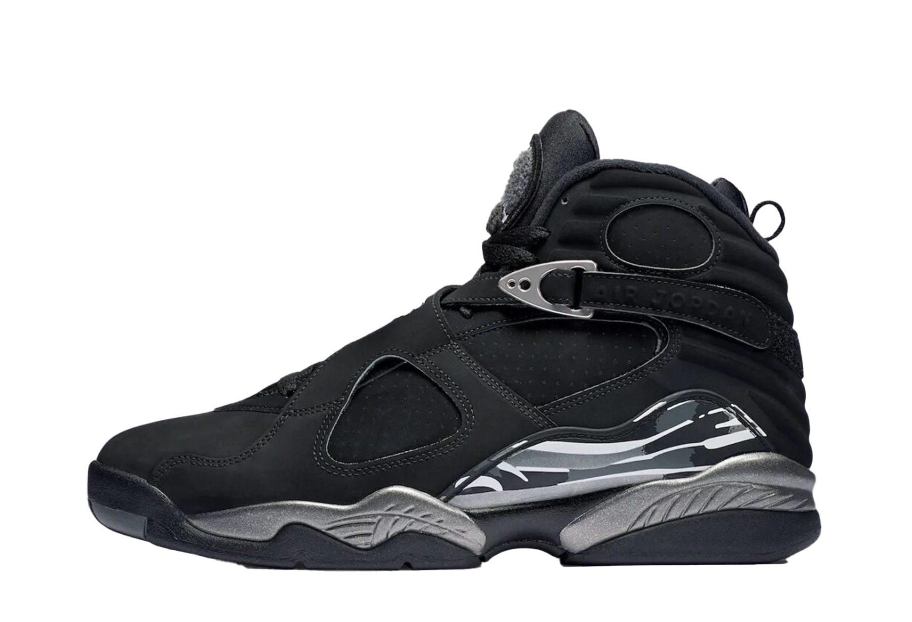 Air Jordan 8 'Black Chrome' (2026) BLACK/CHROME sneaker – authenticated on KLEKT