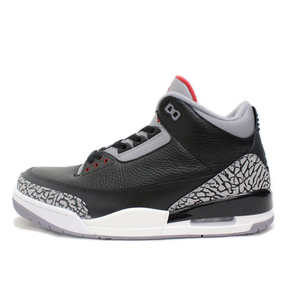 Air Jordan 3 Retro Black Cement (2011) sneaker – authenticated on KLEKT