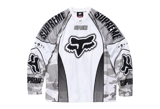 Supreme x Fox Racing DMX Jersey 'Snow Camo' (2025) – authenticated on KLEKT