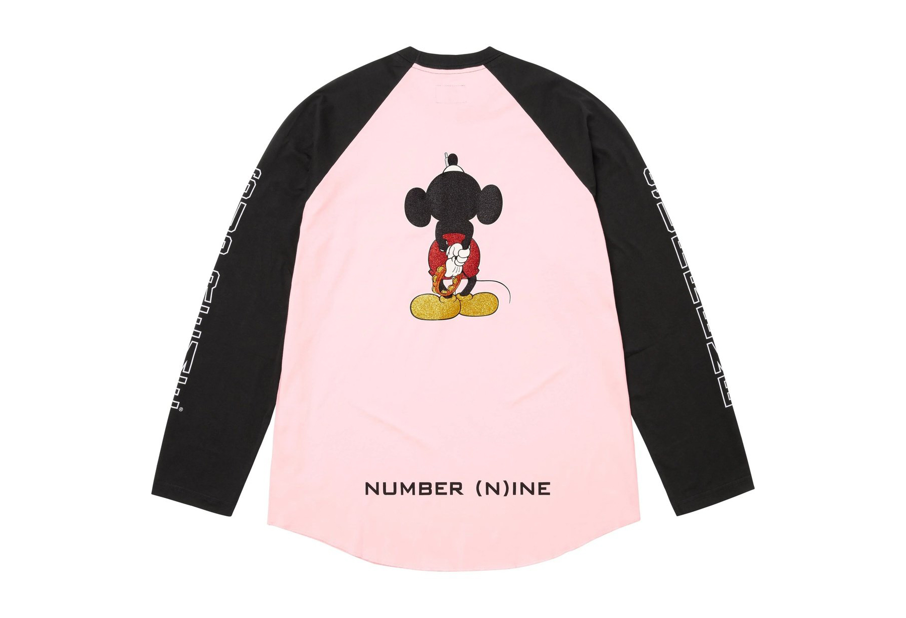 Supreme x Number (N)ine x Mickey Mouse Raglan L/S Top 'Pink' (FW25) PINK sneaker – authenticated on KLEKT