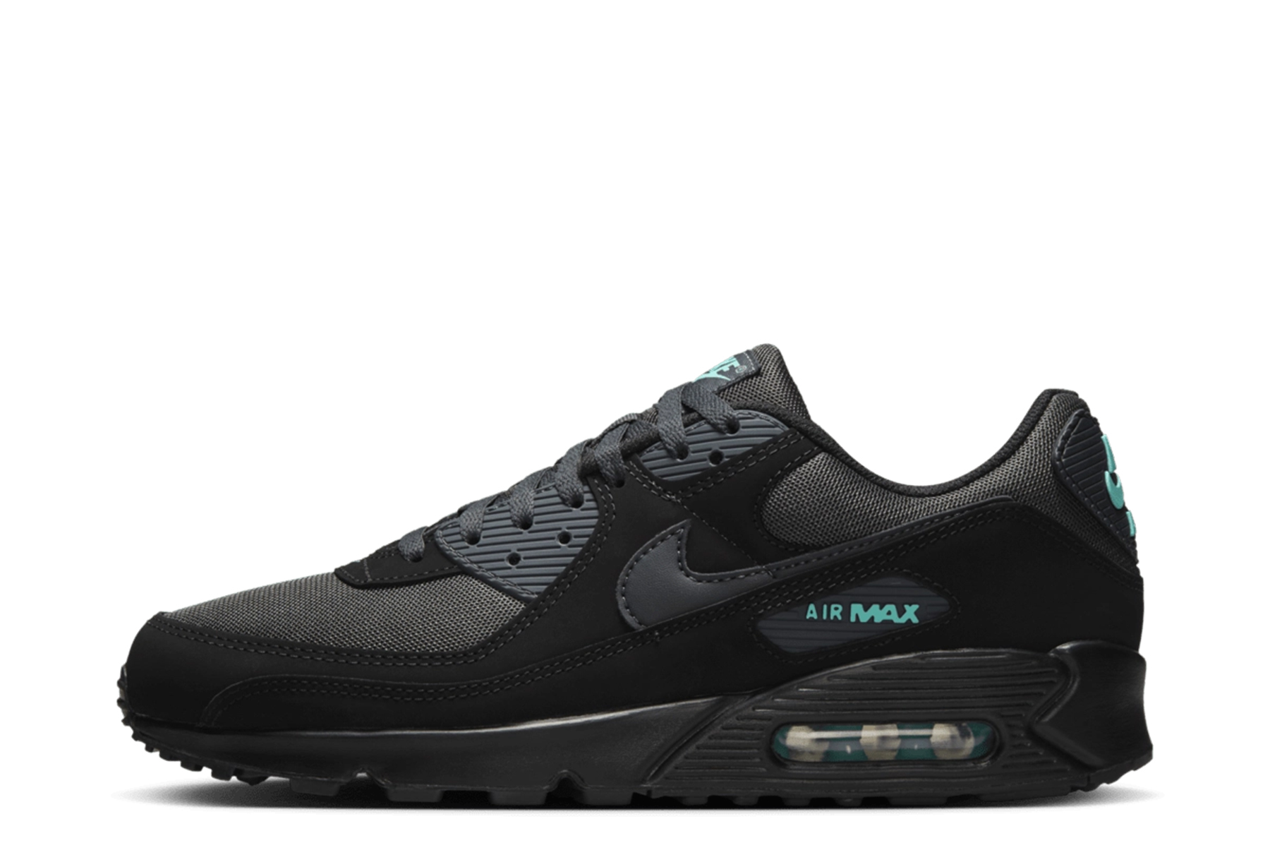 Nike Air Max 90 'Black Tiffany' (2024) Black/Grey/Teal Blue sneaker – authenticated on KLEKT