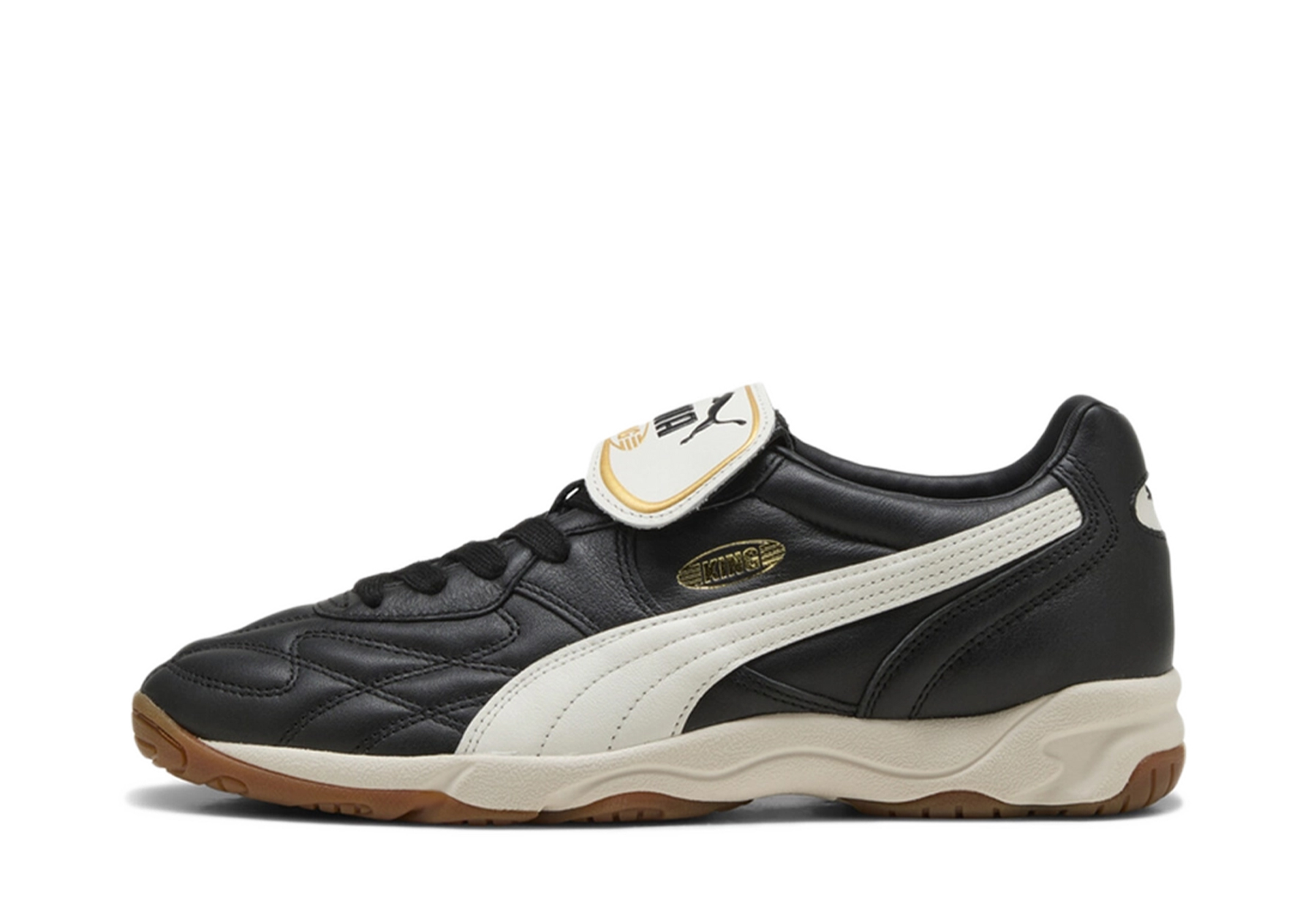 Puma King Indoor 'Black' (2025) Black/Warm White sneaker – authenticated on KLEKT
